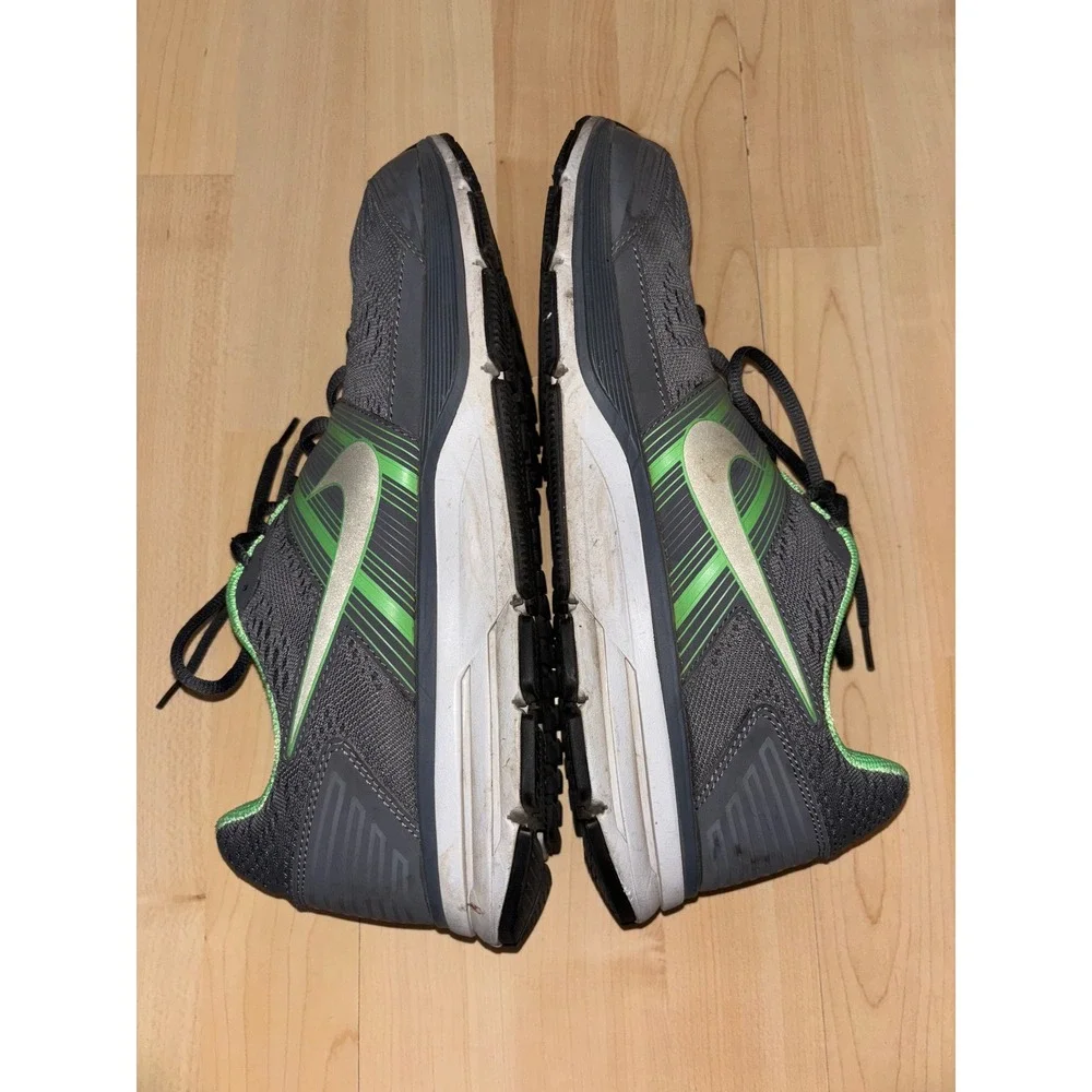 Nike Air Zoom Pegasus 29 Running Shoes Men's Size 12 Green Gray Running Athletic